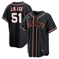 San Francisco Giants Nike Black Replica MLB baseball jersey