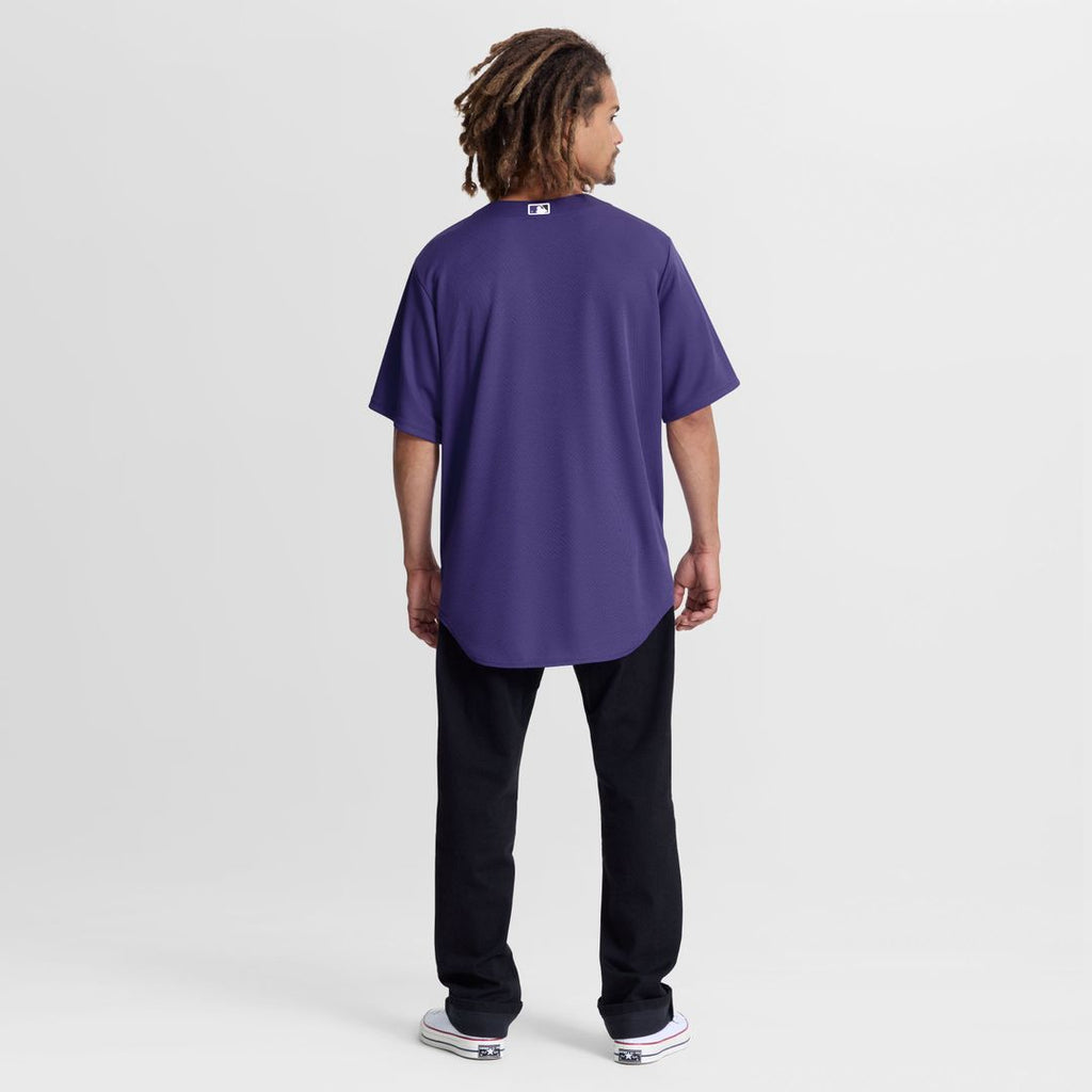 Colorado Rockies Nike Replica Jersey Purple