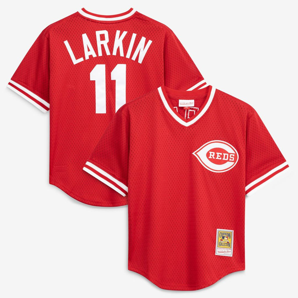 Cincinnati Reds Mitchell & Ness Red Authentic MLB baseball jersey