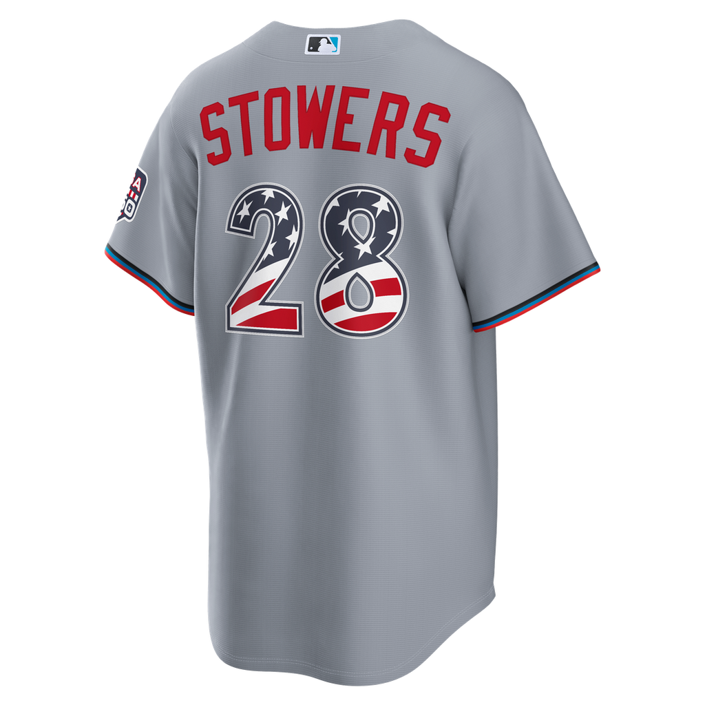 Miami Marlins Nike Jersey Gray