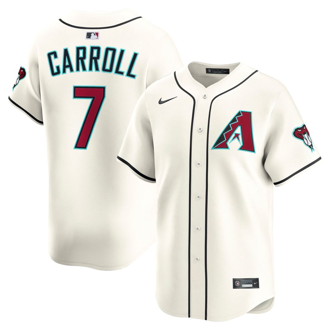 Arizona Diamondbacks Nike Cream Authentic MLB baseball jersey