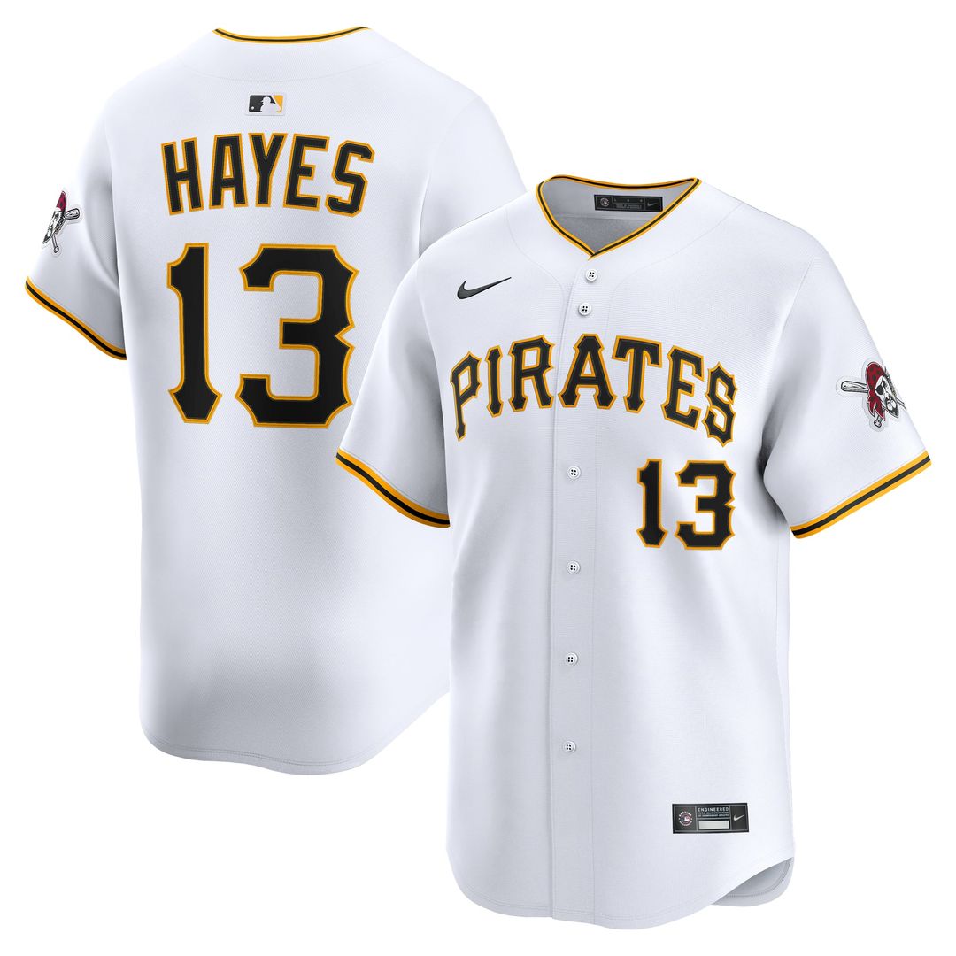 Pittsburgh Pirates Nike White Authentic MLB baseball jersey