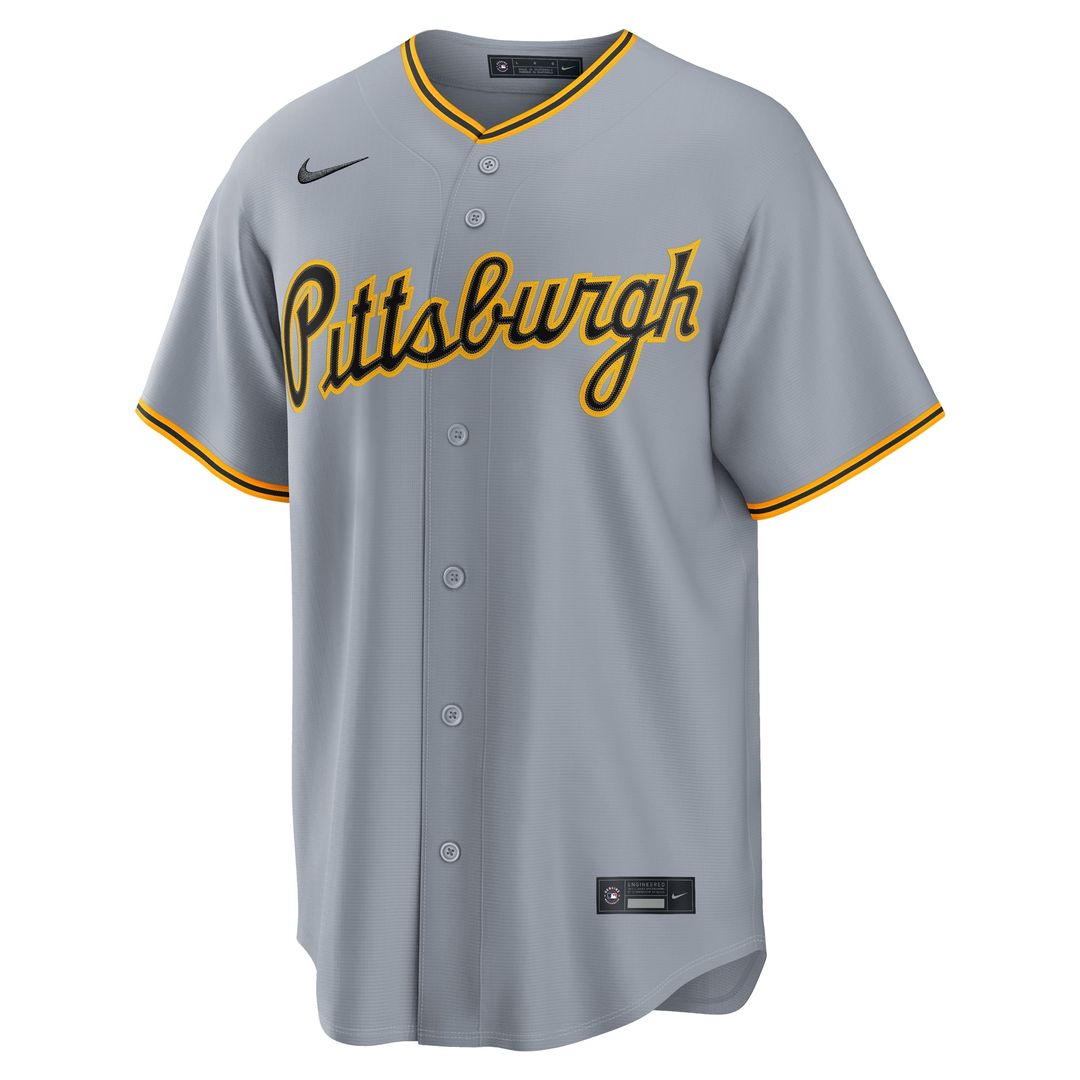 Pittsburgh Pirates Nike Replica Jersey Gray
