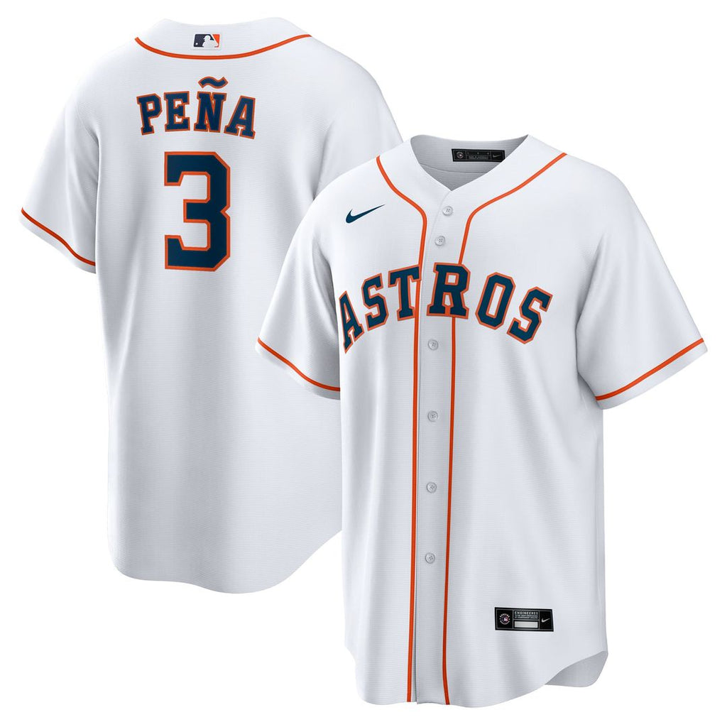 Houston Astros Nike White Replica MLB baseball jersey