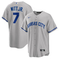 Kansas City Royals Nike Replica Jersey Gray