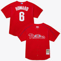 Philadelphia Phillies Mitchell & Ness Red MLB baseball jersey