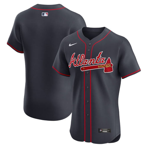 Atlanta Braves Nike Navy Authentic MLB baseball jersey