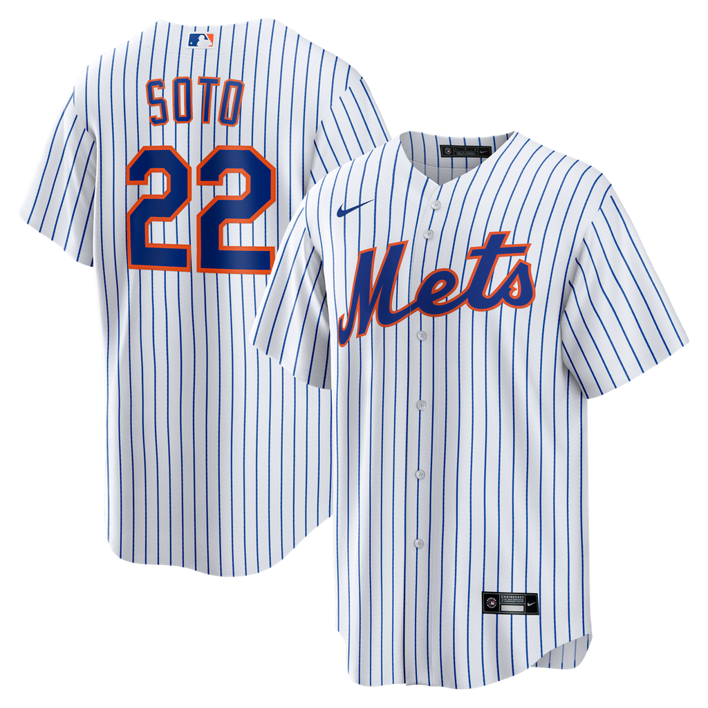 New York Mets Nike White Replica MLB baseball jersey