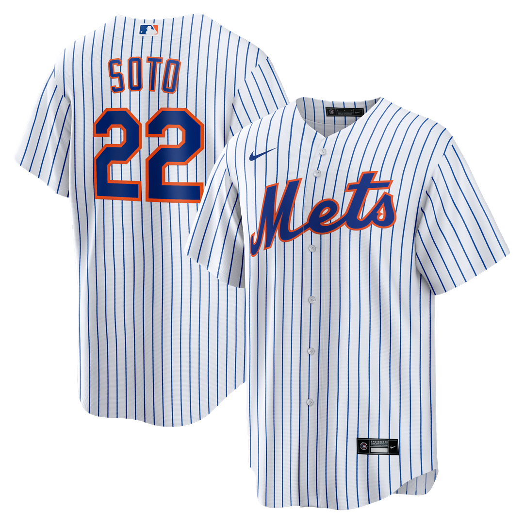 New York Mets Nike White Replica MLB baseball jersey