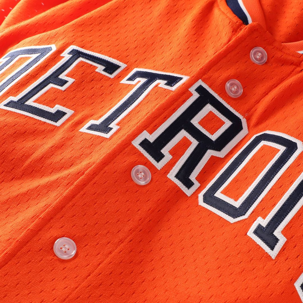 Detroit Tigers Mitchell & Ness Jersey Orange