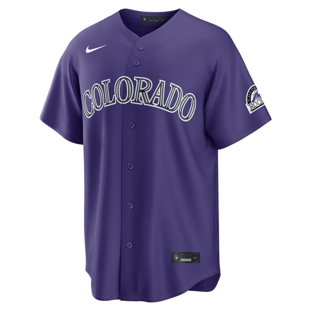 Colorado Rockies Nike Authentic Jersey Purple