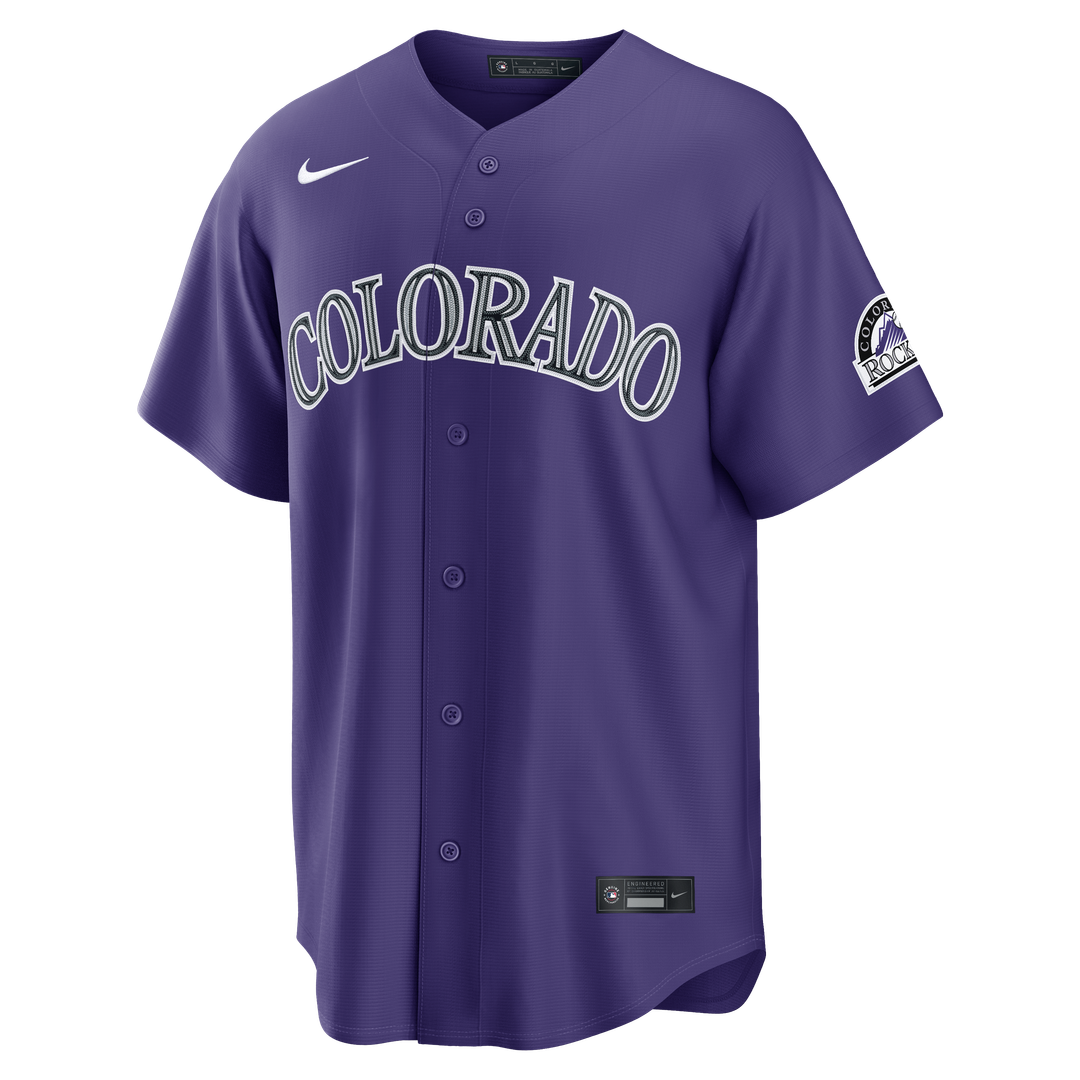 Colorado Rockies Nike Authentic Jersey Purple