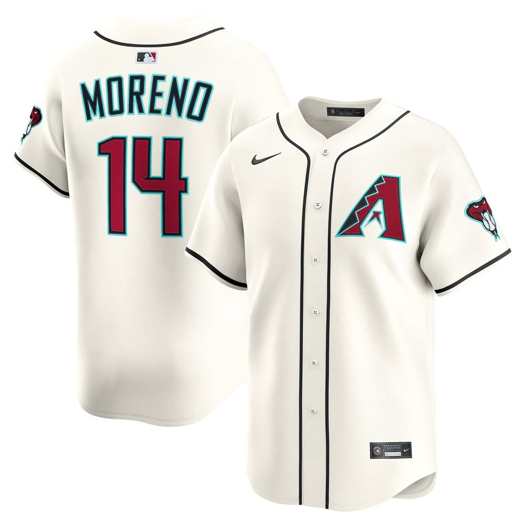 Arizona Diamondbacks Nike Cream Authentic MLB baseball jersey