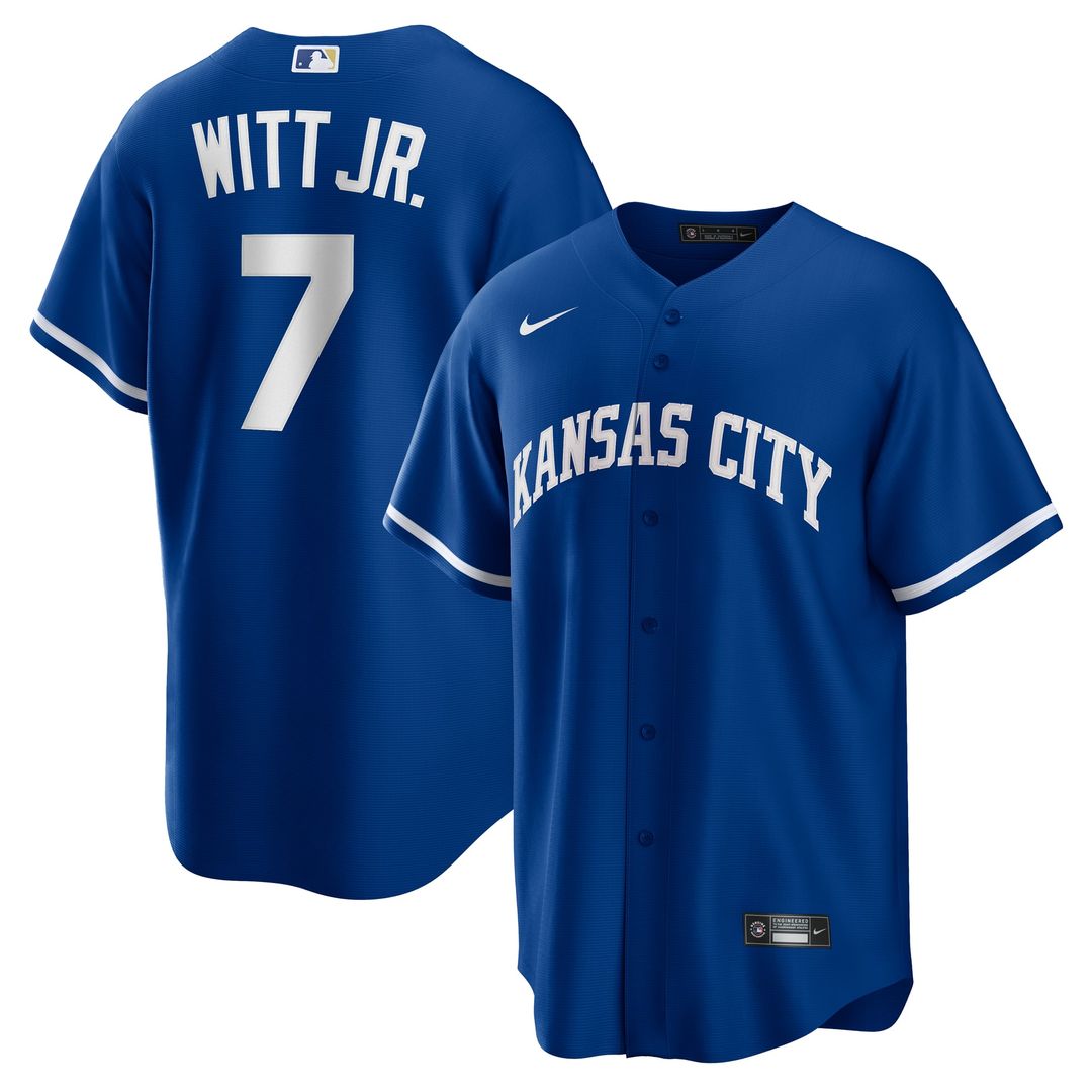 Kansas City Royals Nike Replica Jersey Blue