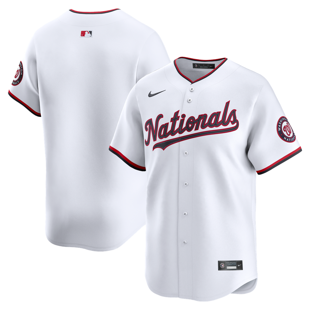 Washington Nationals Nike White Authentic MLB baseball jersey