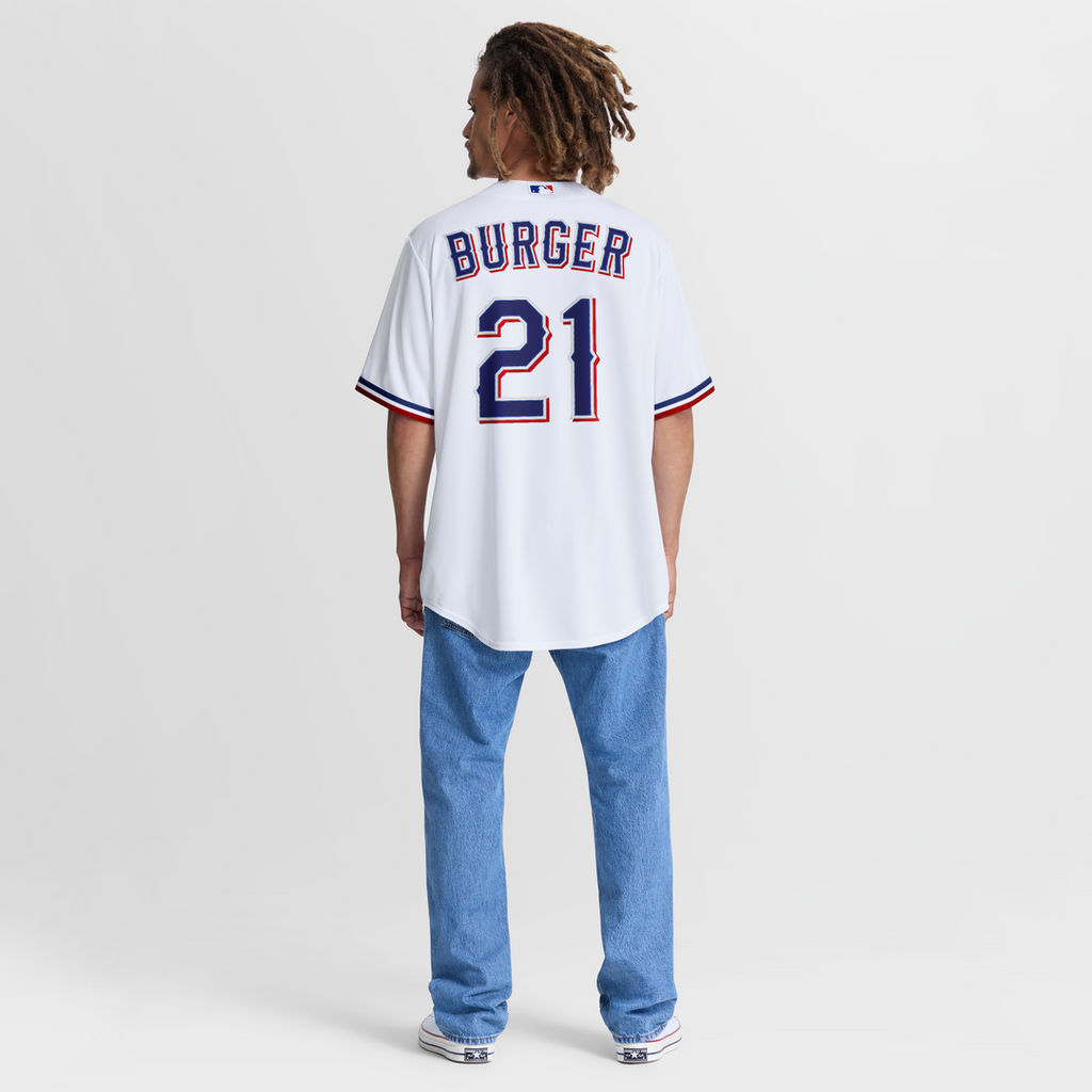 Texas Rangers Nike Replica Jersey White
