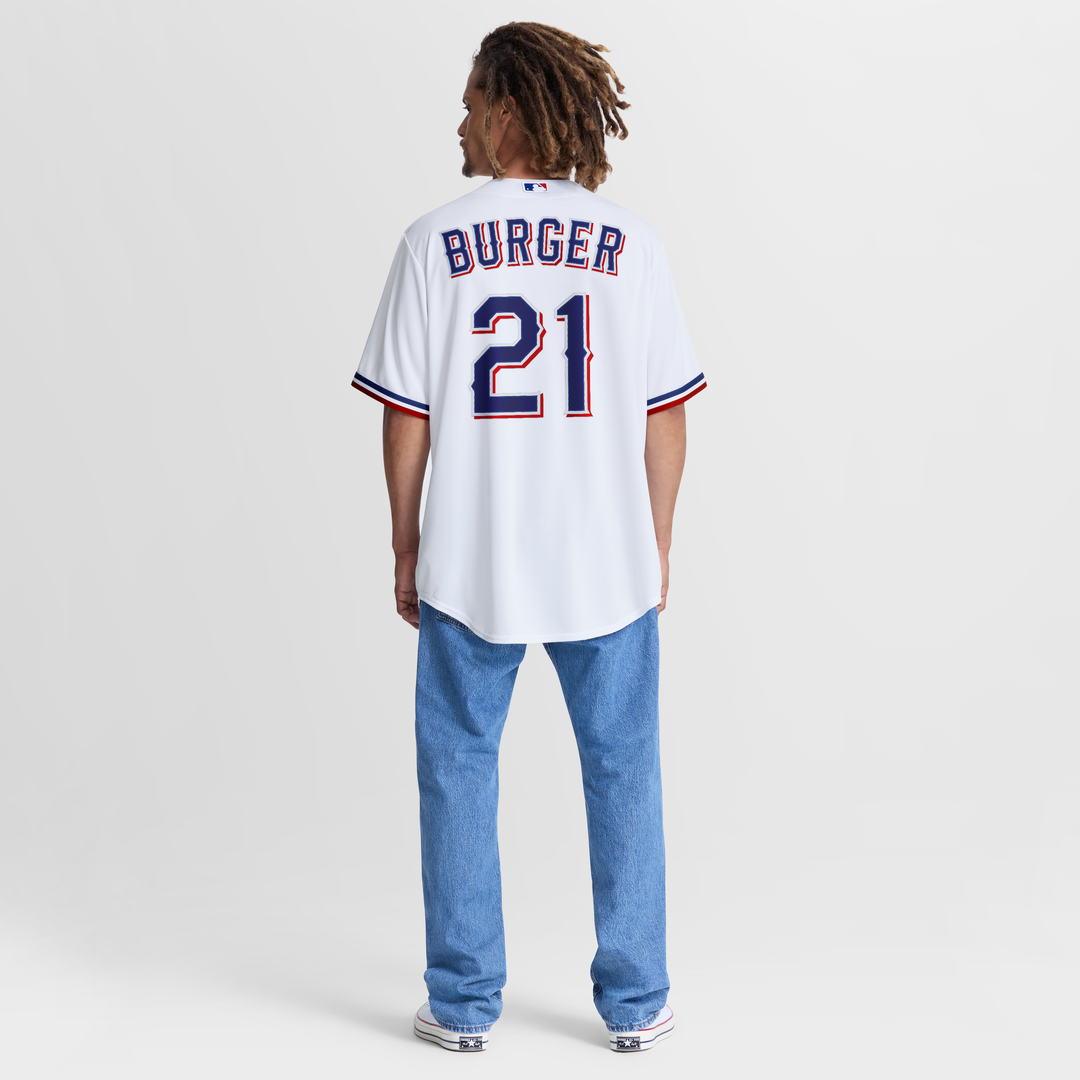 Texas Rangers Nike Replica Jersey White