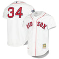 Boston Red Sox Mitchell & Ness White Authentic MLB baseball jersey
