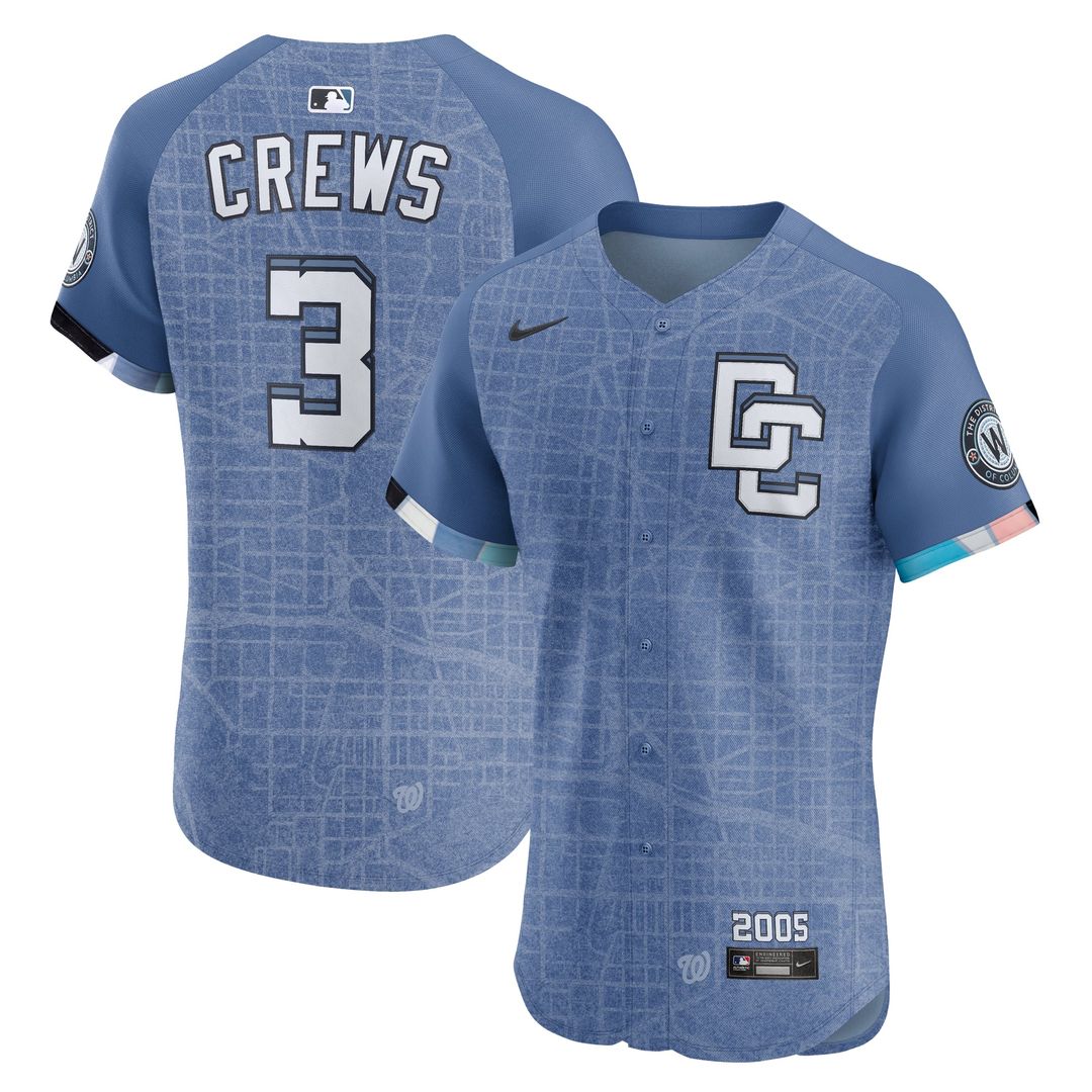 Washington Nationals Nike Blue MLB baseball jersey