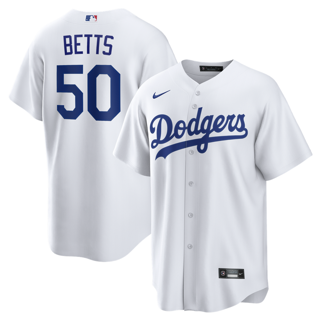 Los Angeles Dodgers Nike White Replica MLB baseball jersey