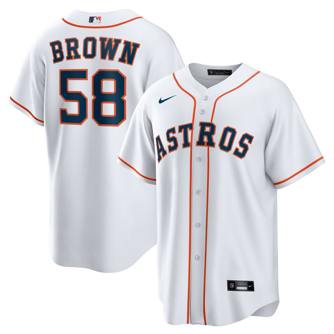 Houston Astros Nike White Replica MLB baseball jersey