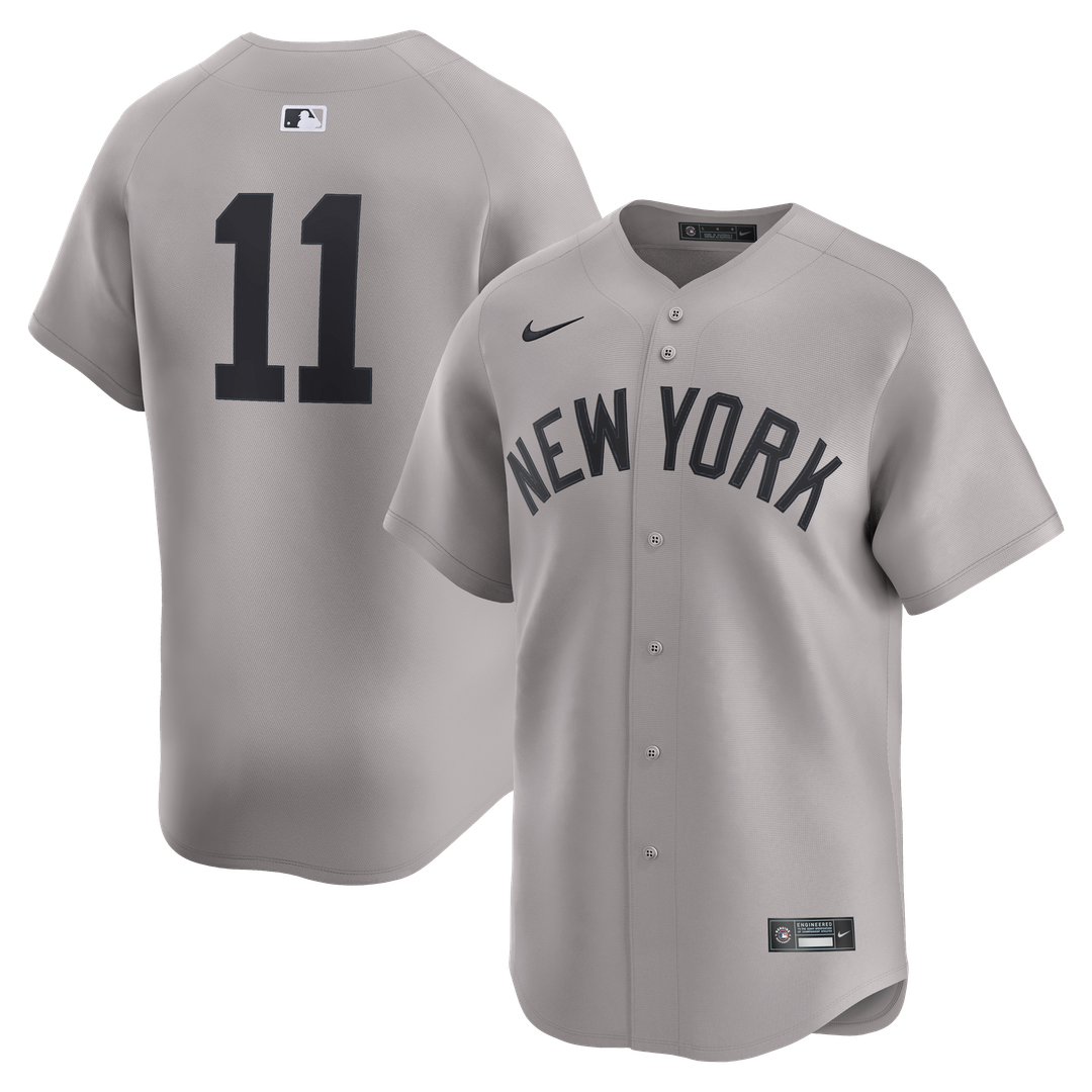 New York Yankees Nike Gray Authentic MLB baseball jersey
