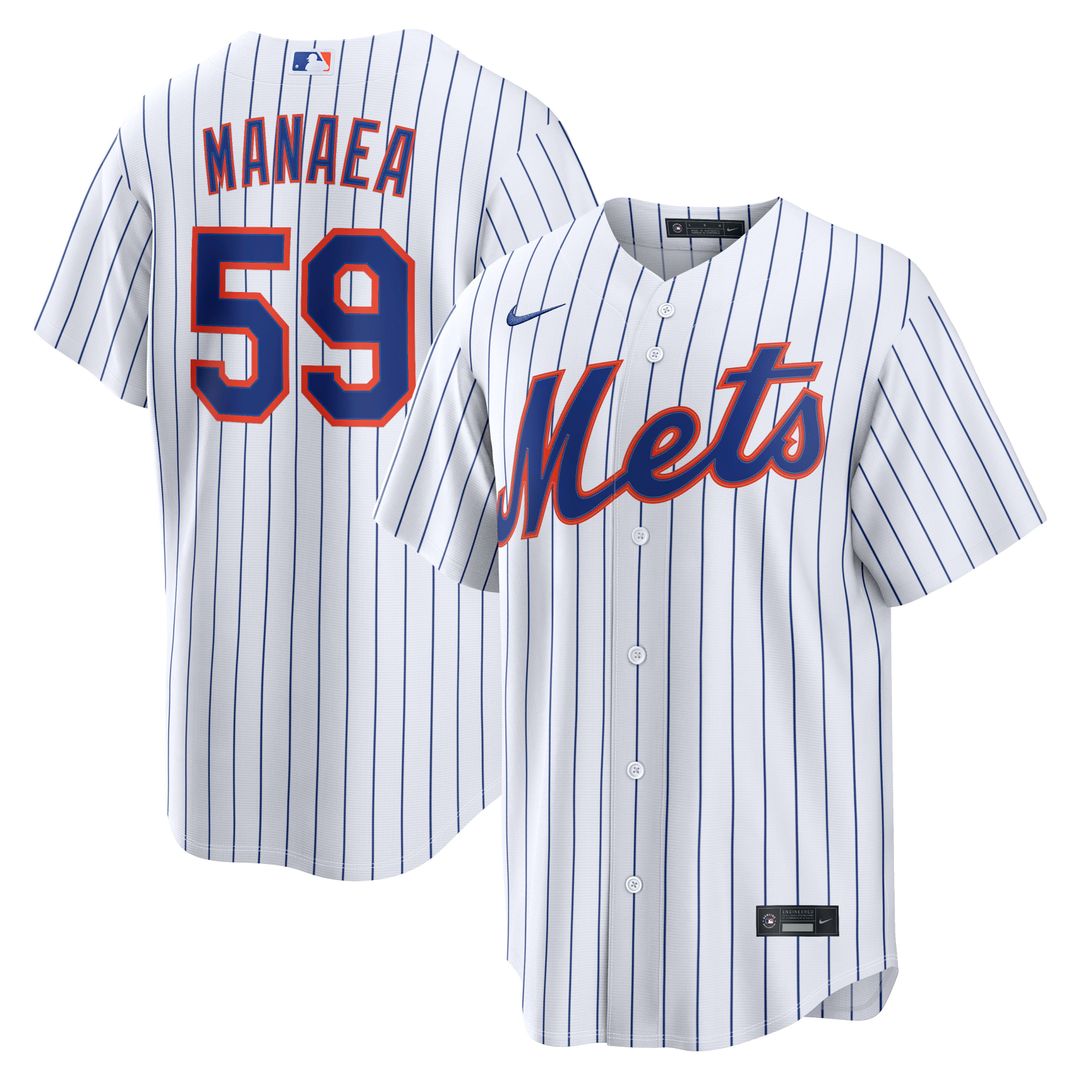 New York Mets Nike White Replica MLB baseball jersey