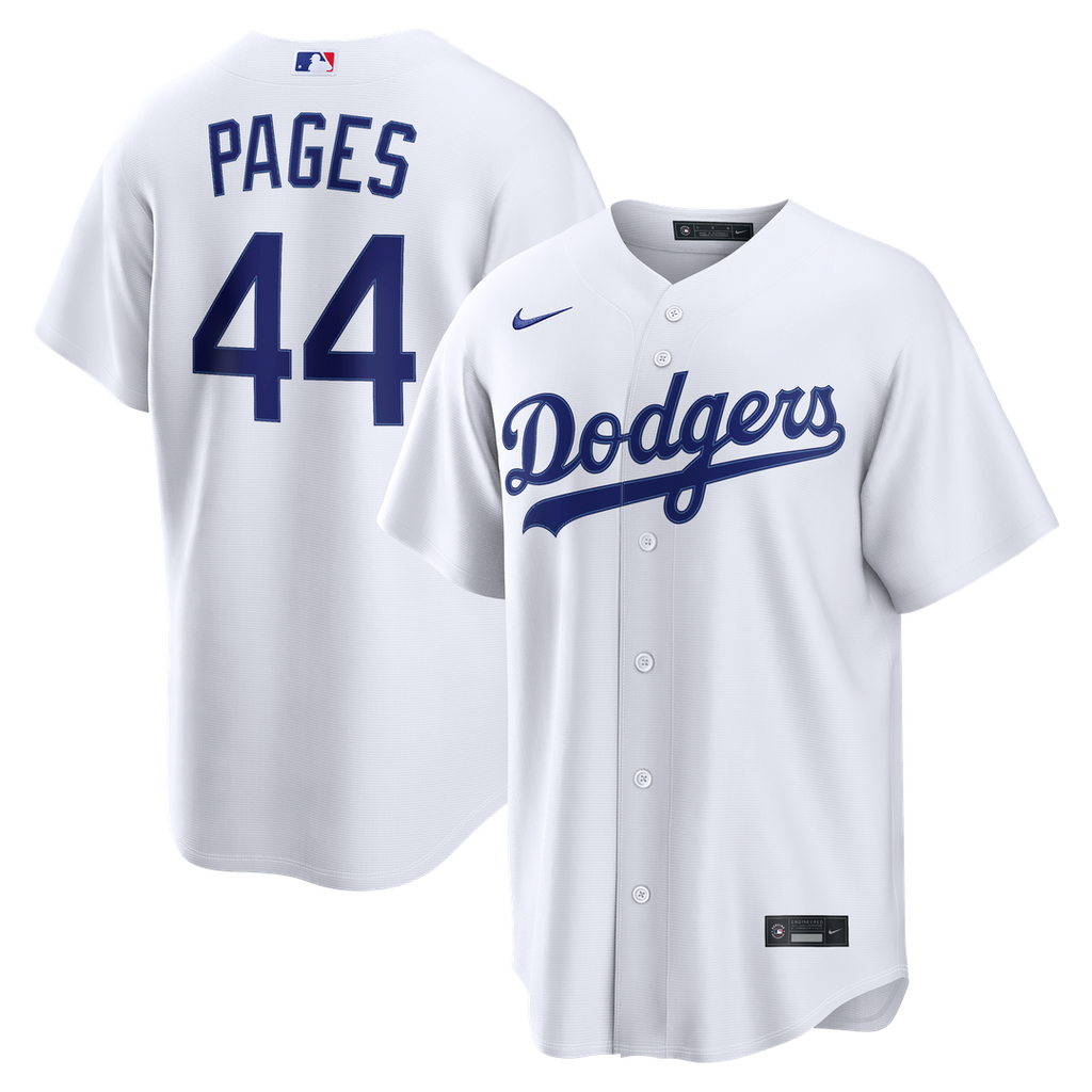 Los Angeles Dodgers Nike White Replica MLB baseball jersey