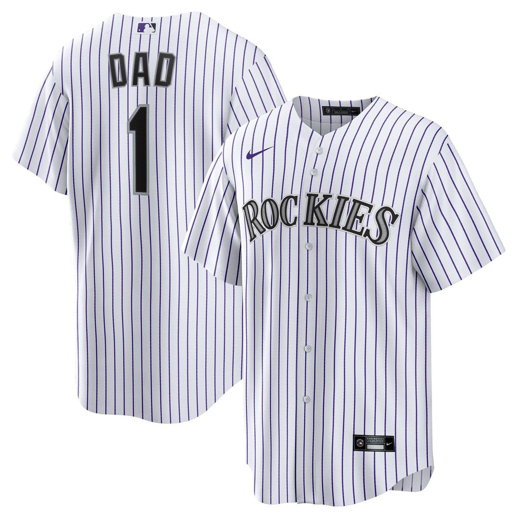Colorado Rockies Nike White Replica MLB baseball jersey