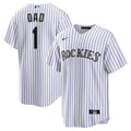Colorado Rockies Nike White Replica MLB baseball jersey
