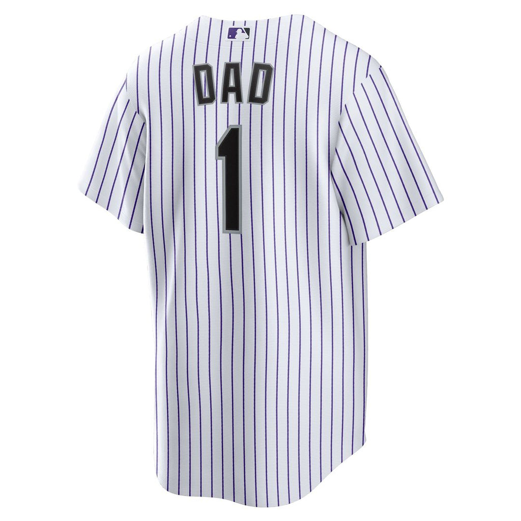 Colorado Rockies Nike Replica Jersey White