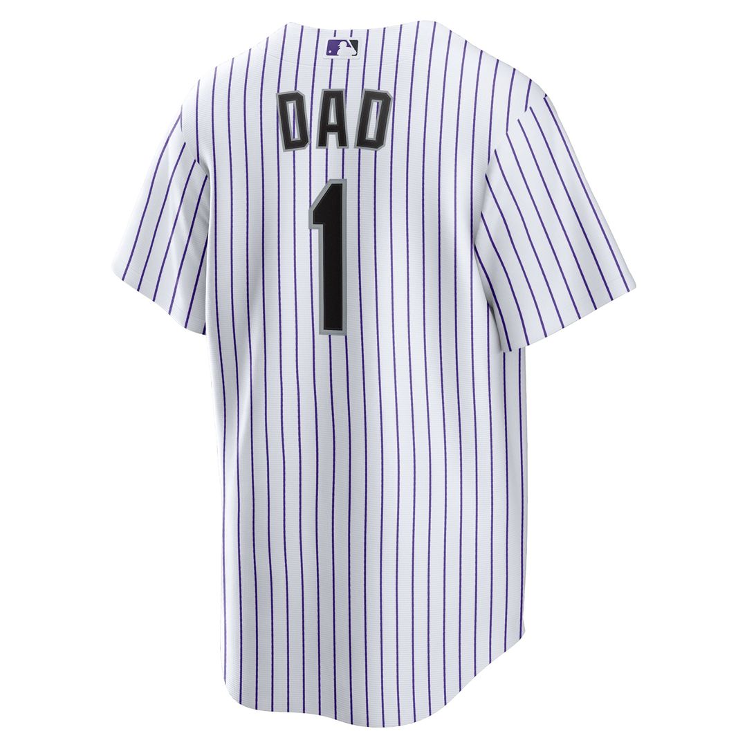 Colorado Rockies Nike Replica Jersey White