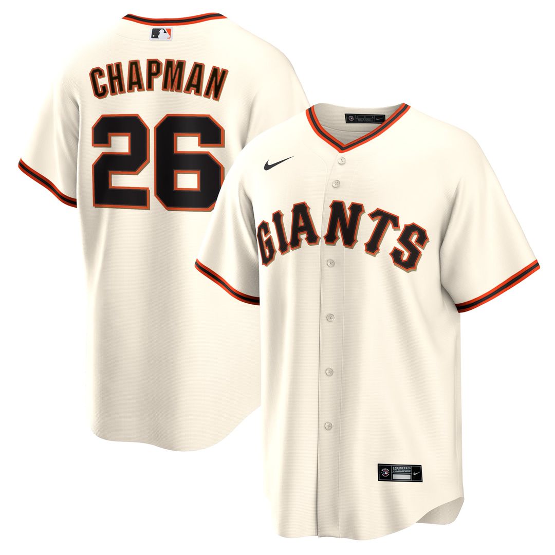 San Francisco Giants Nike Cream Replica MLB baseball jersey