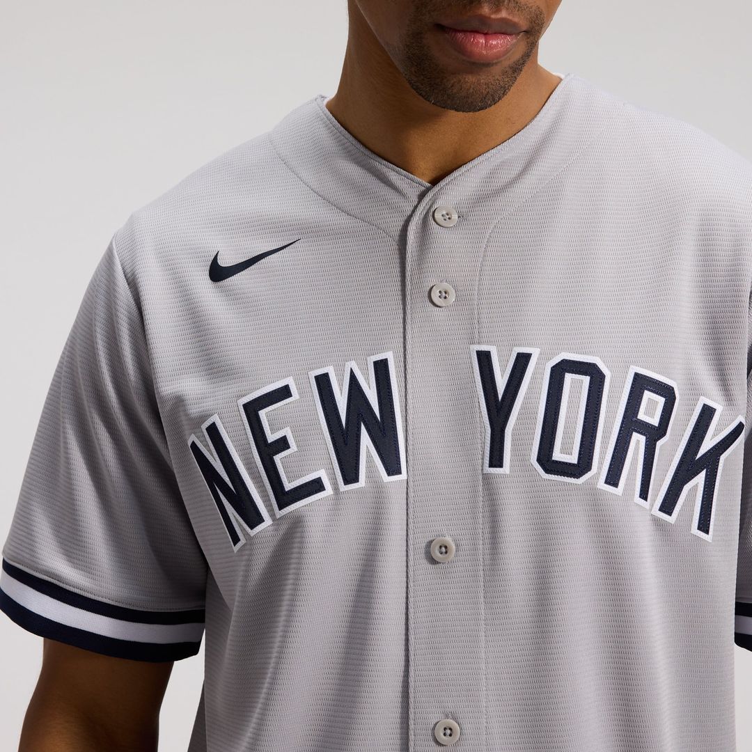 New York Yankees Nike Replica Jersey Gray