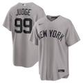 New York Yankees Nike Replica Jersey Gray