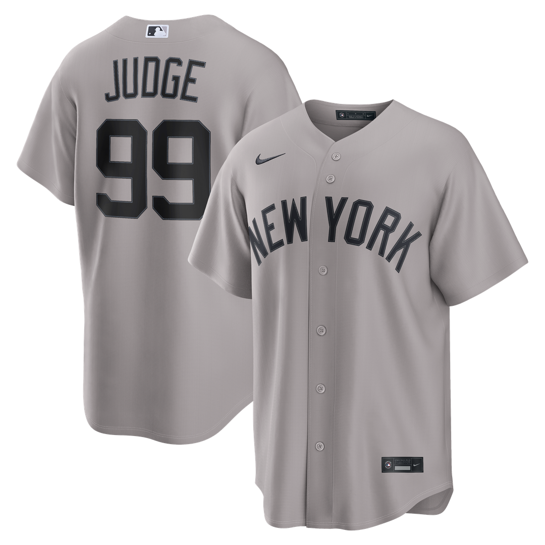 New York Yankees Nike Replica Jersey Gray