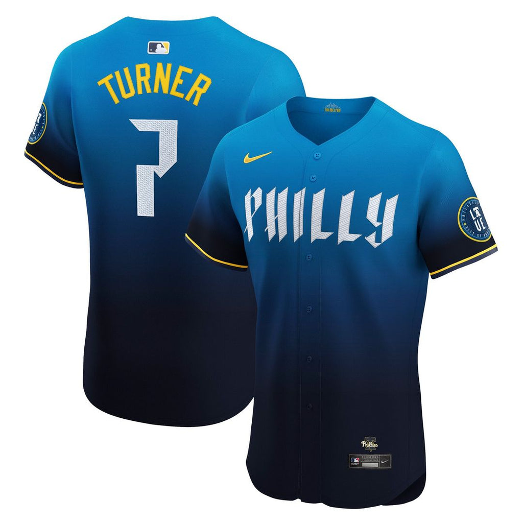 Philadelphia Phillies Nike Navy Authentic MLB baseball jersey