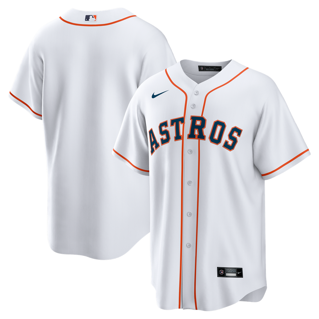 Houston Astros Nike White Replica MLB baseball jersey