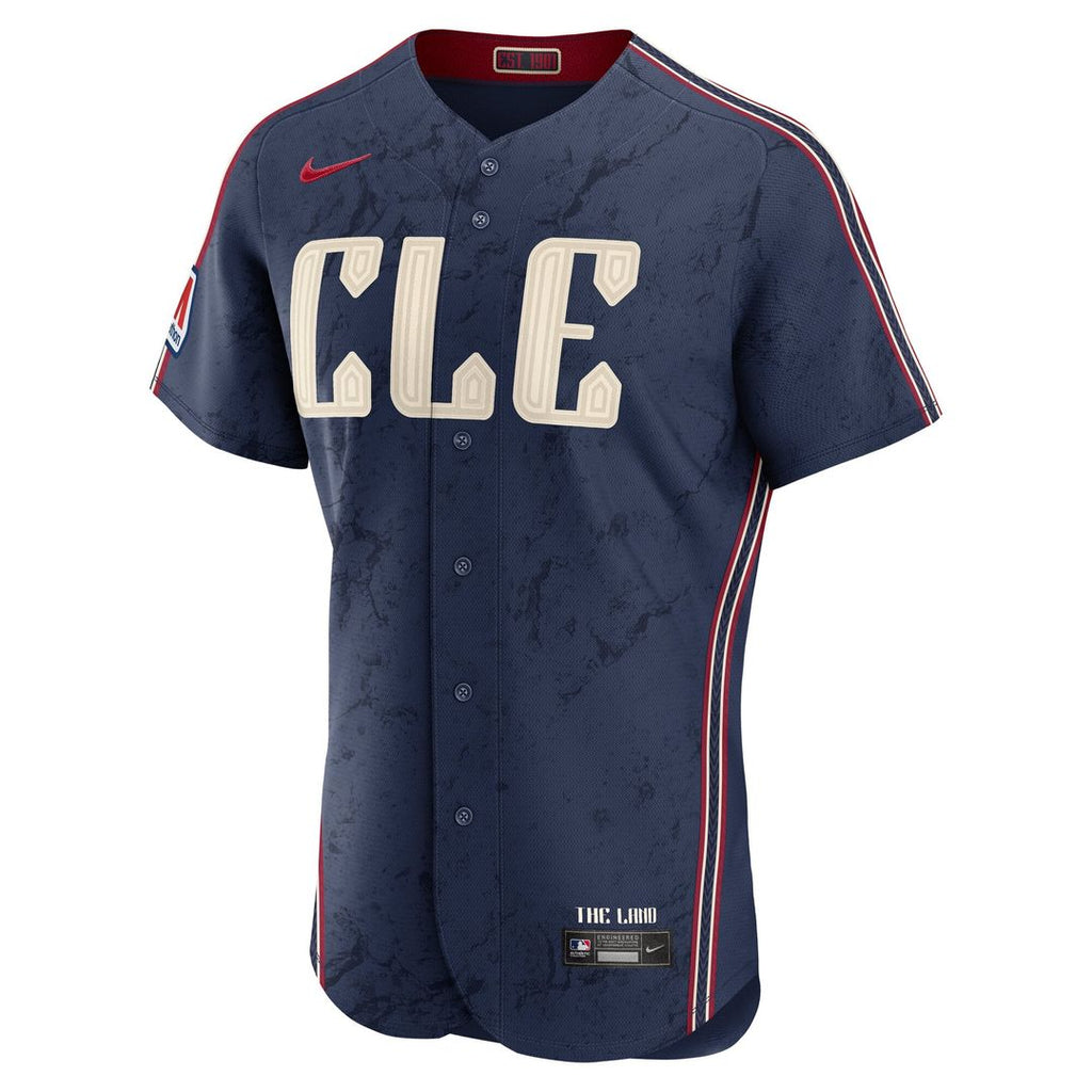 Cleveland Guardians Nike Authentic Jersey Navy