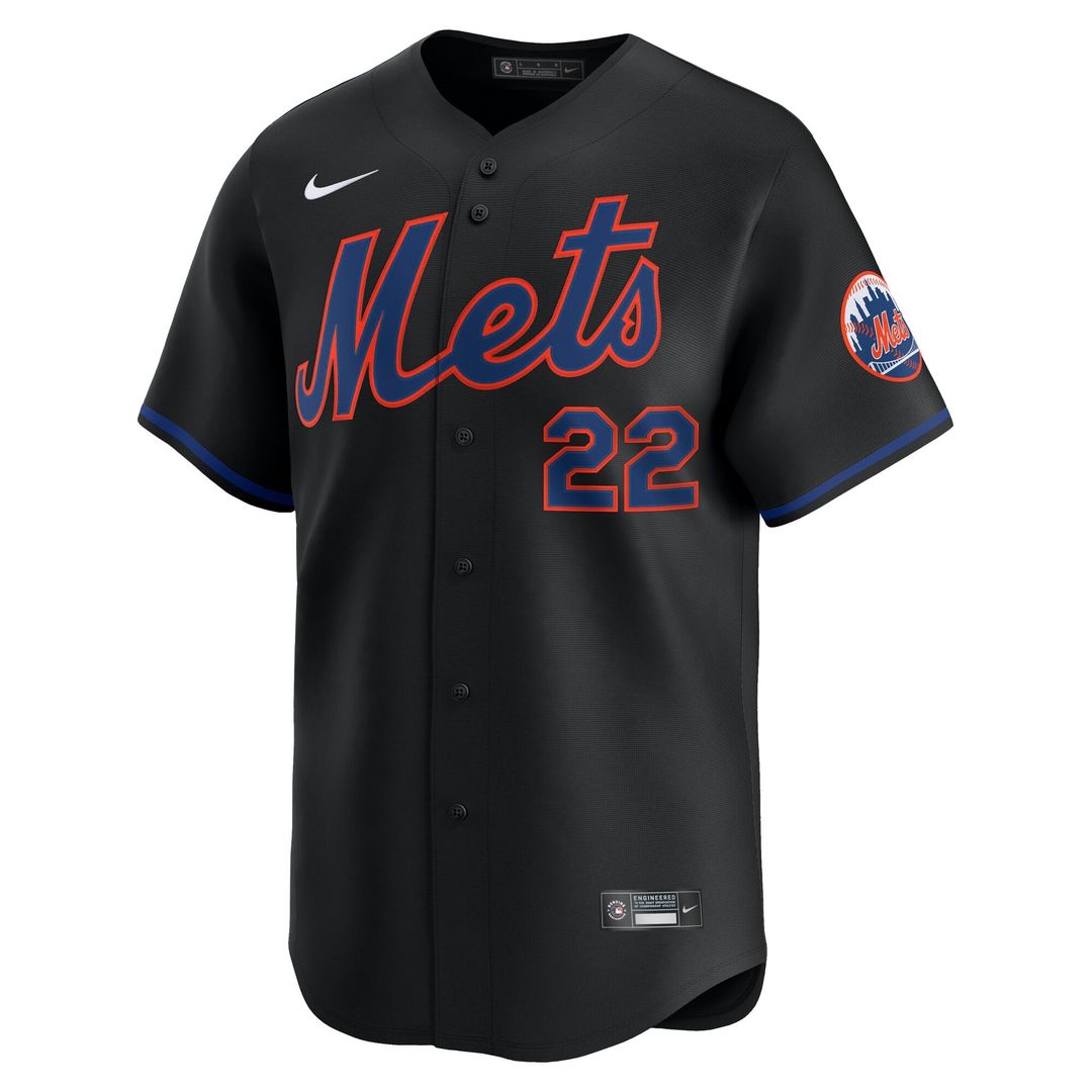 New York Mets Nike Authentic Jersey Black