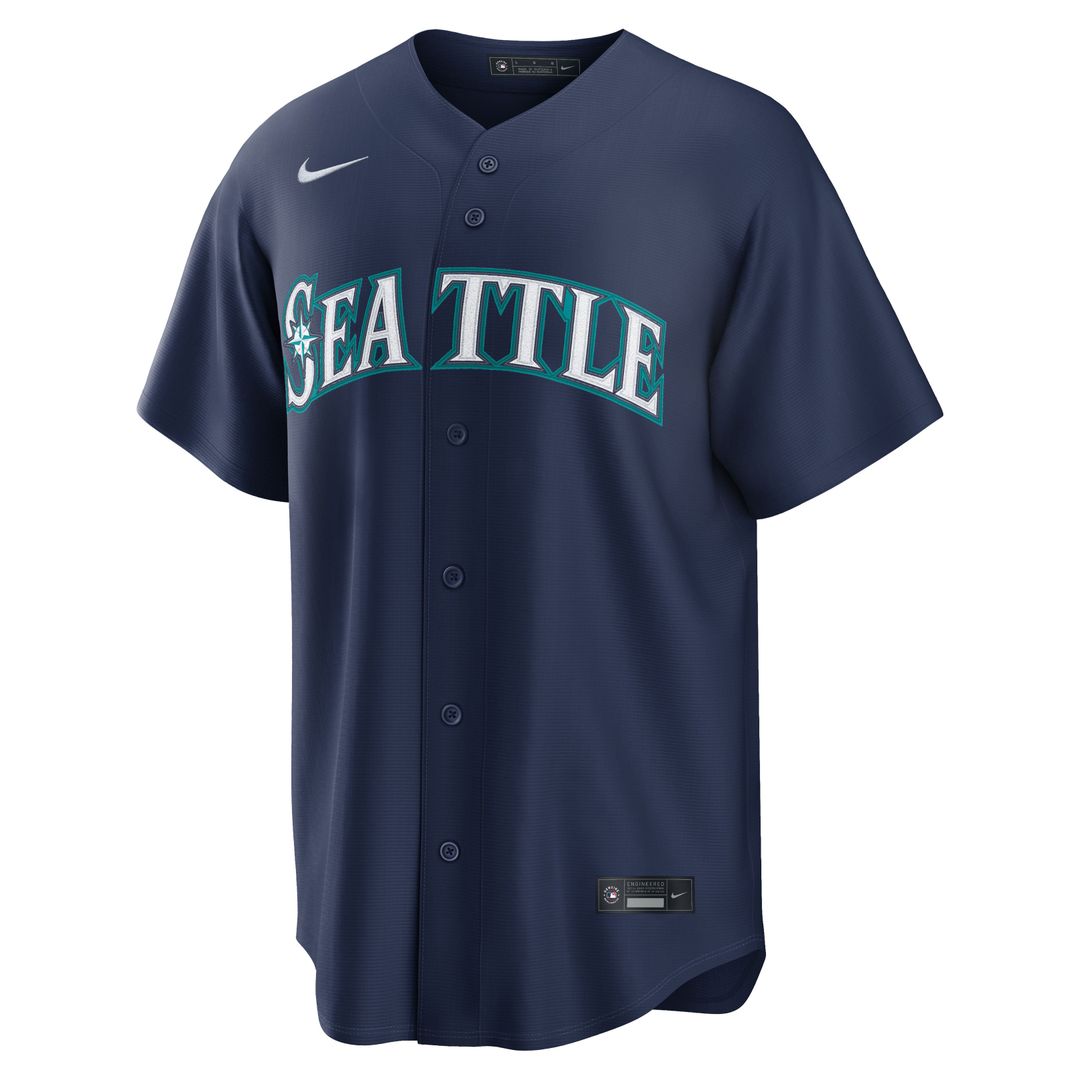 Seattle Mariners Nike Replica Jersey Navy