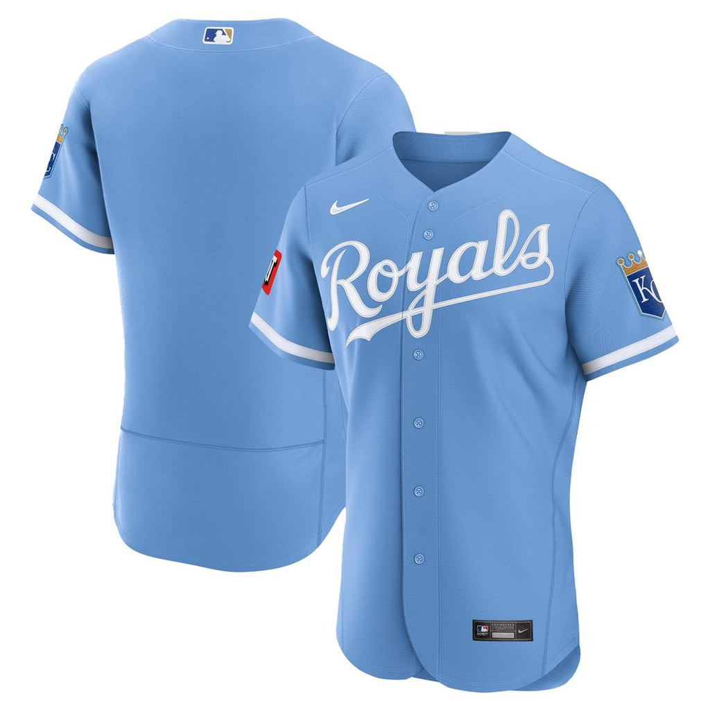 Kansas City Royals Nike Blue Authentic MLB baseball jersey