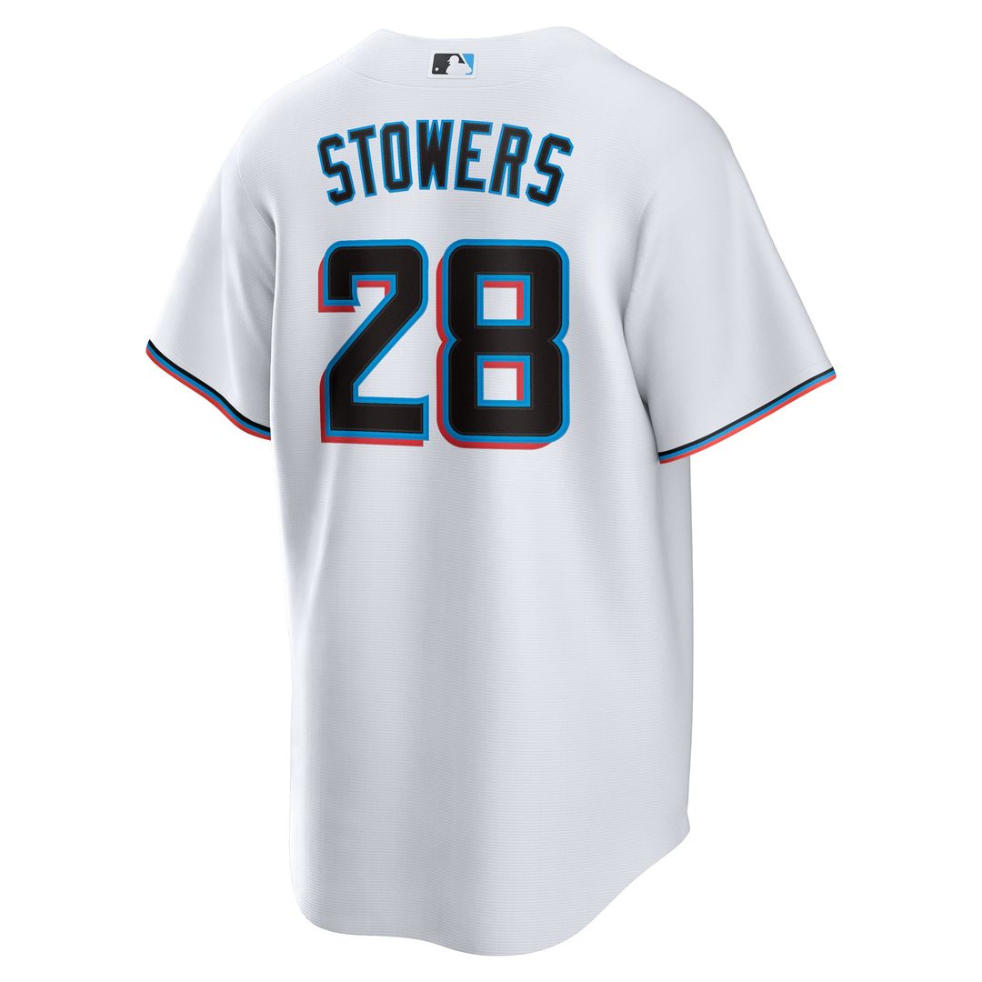 Miami Marlins Nike Replica Jersey White