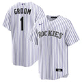 Colorado Rockies Nike White Replica MLB baseball jersey