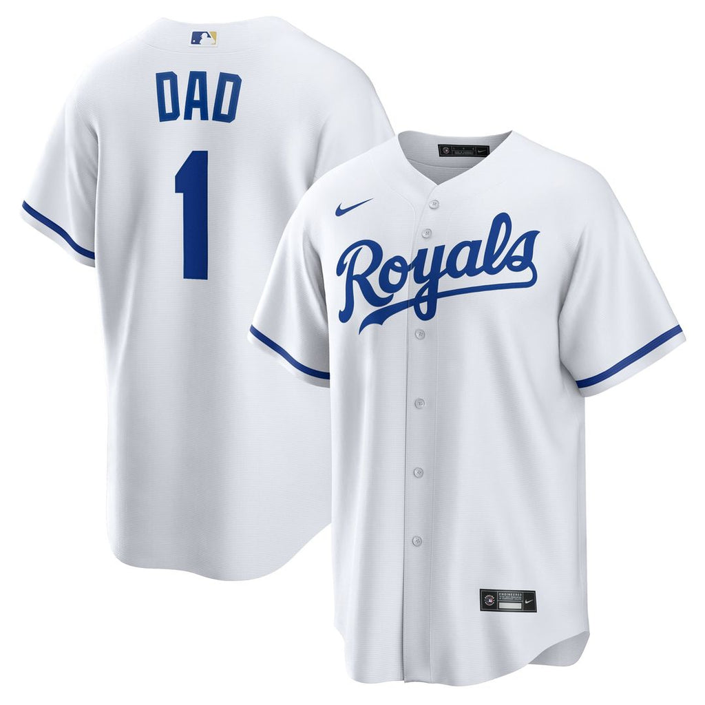 Kansas City Royals Nike White Replica MLB baseball jersey