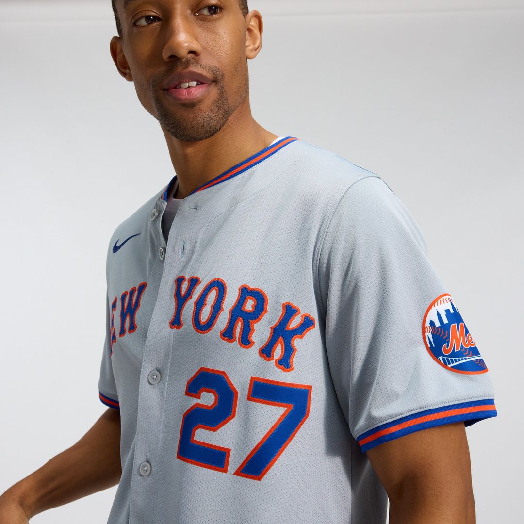 New York Mets Nike Jersey Gray
