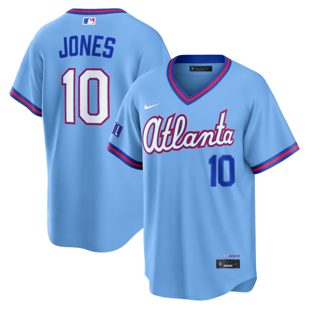 Atlanta Braves Nike Blue MLB baseball jersey