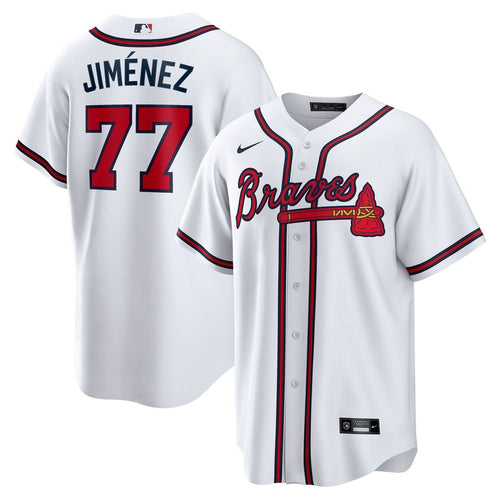Atlanta Braves Nike White Replica MLB baseball jersey