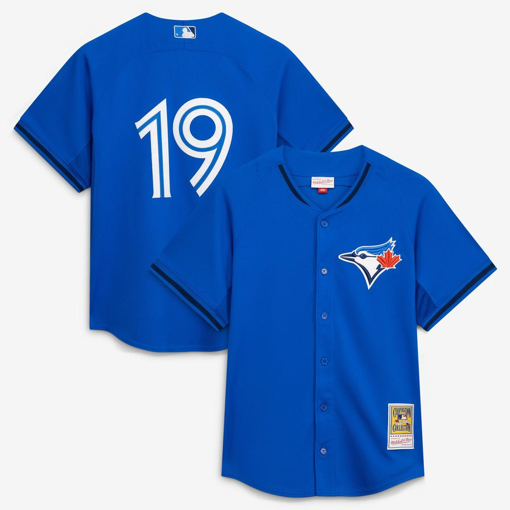Toronto Blue Jays Mitchell & Ness Blue Authentic MLB baseball jersey