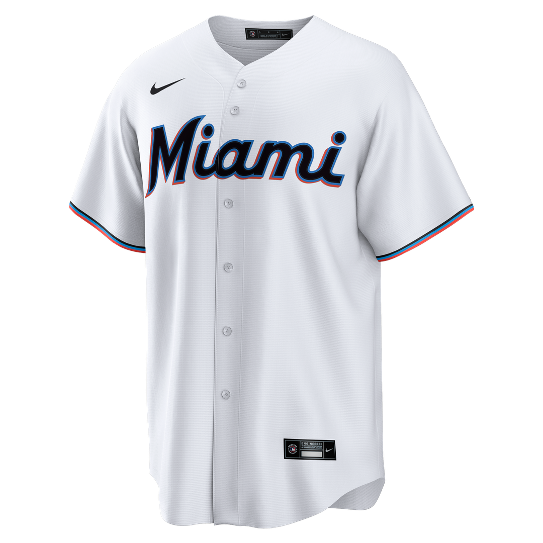 Miami Marlins Nike Replica Jersey White